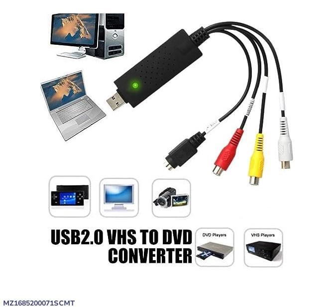 EasyCap USB 2.0 Video Capture Adapter | DVR TV DVD VHS Video Recording Device Trend Nexus