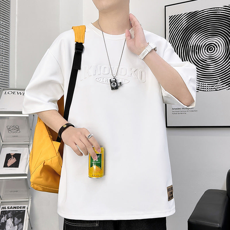 New Hong Kong-style Trendy Steel-printed shirts for men's Trend Nexus