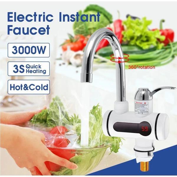 Portable Electric Hot Water Heater Faucet - Instant Heating Solution - Trend Nexus