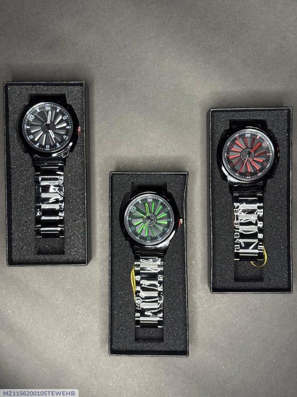 Stainless Steel Spinning Watch with Box Trend Nexus