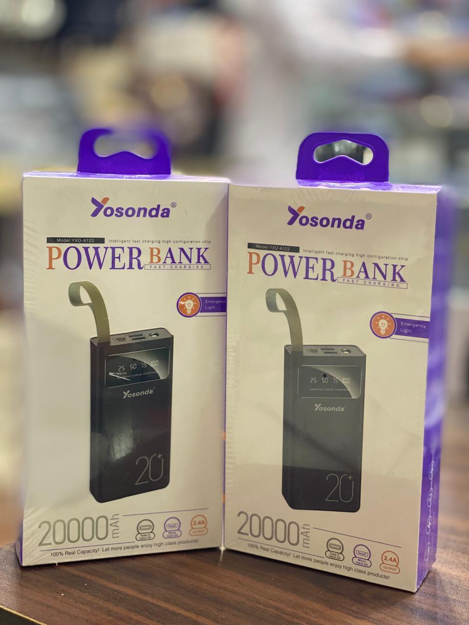 Fast Charging Power Bank – 20,000 mAh | Charge 3 Devices Simultaneously Trend Nexus