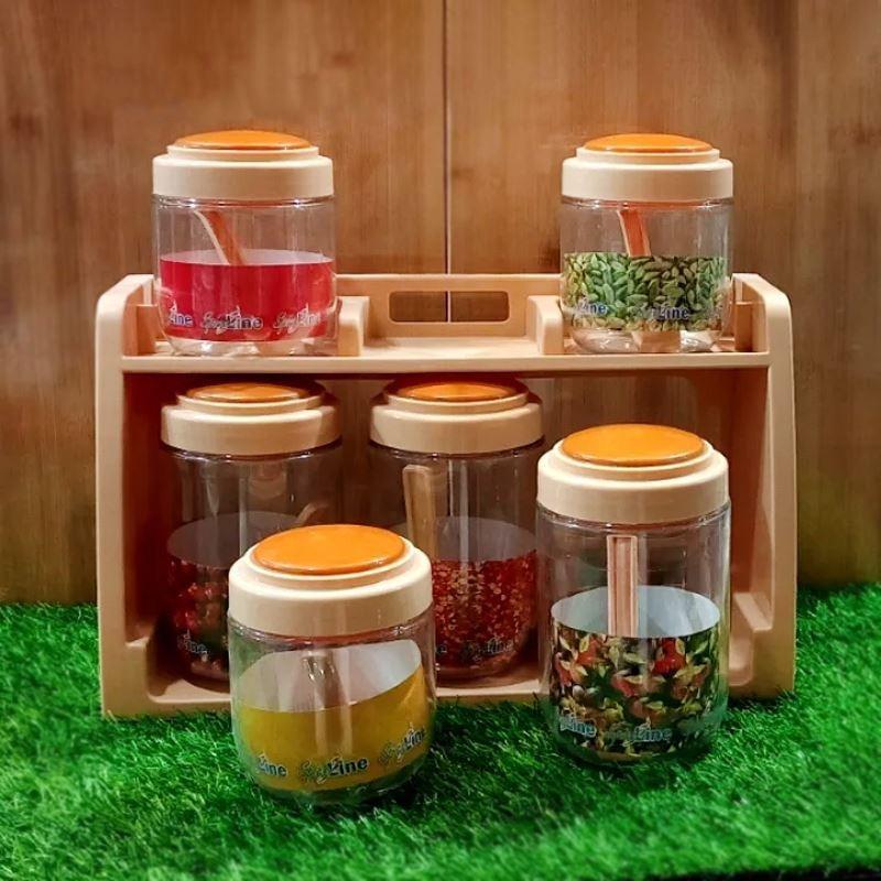 6 In 1 Spices Jar Set Trend Nexus