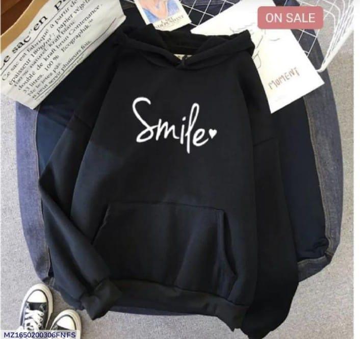 Women's Stitched Fleece Printed Pullover Hoodie Trend Nexus