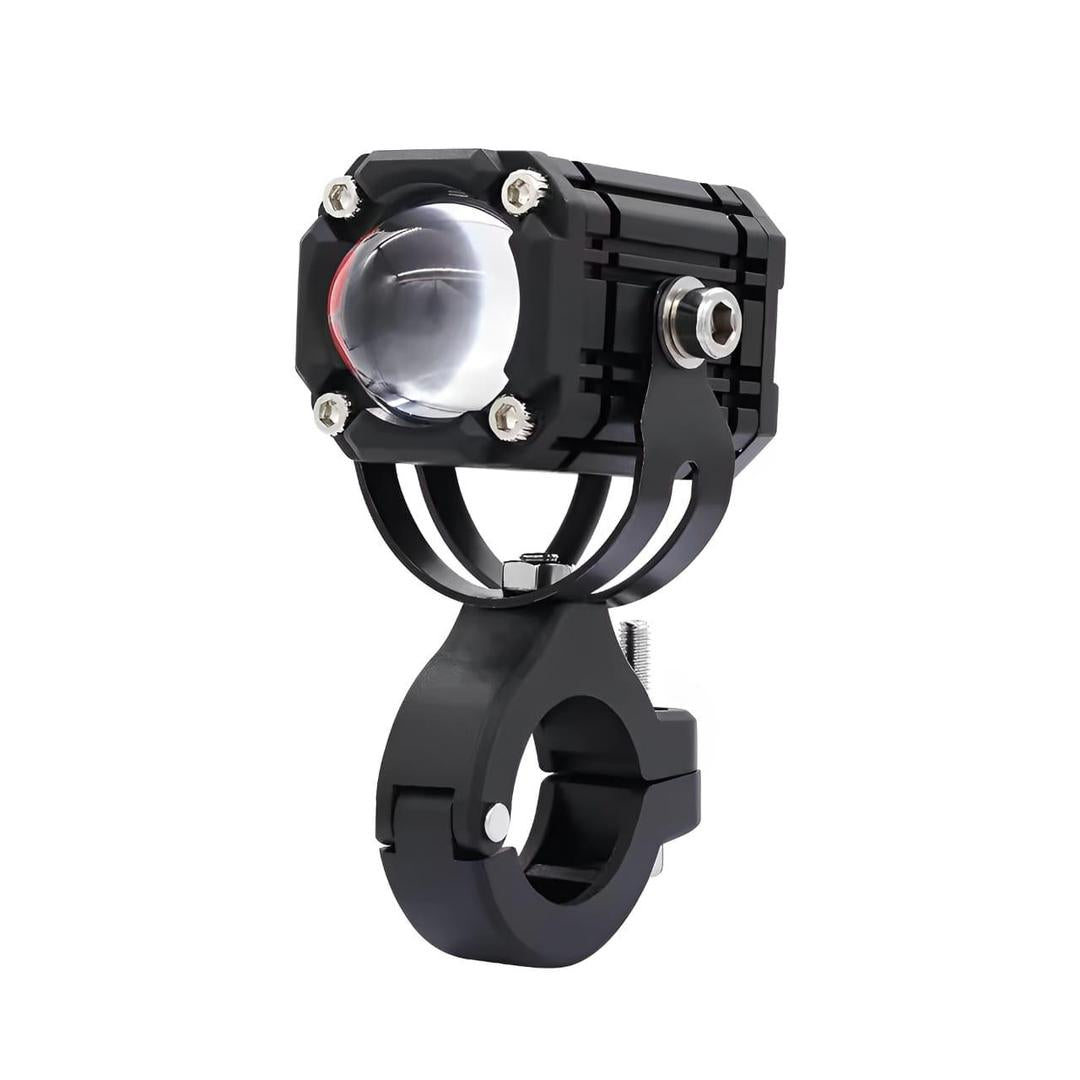 Motorcycle LED Auxiliary Headlight – High/Low Beam, Super Bright Fog & Driving Light With Button Trend Nexus