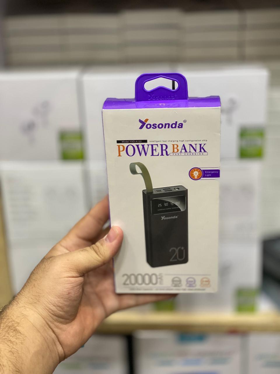 Fast Charging Power Bank – 20,000 mAh | Charge 3 Devices Simultaneously Trend Nexus
