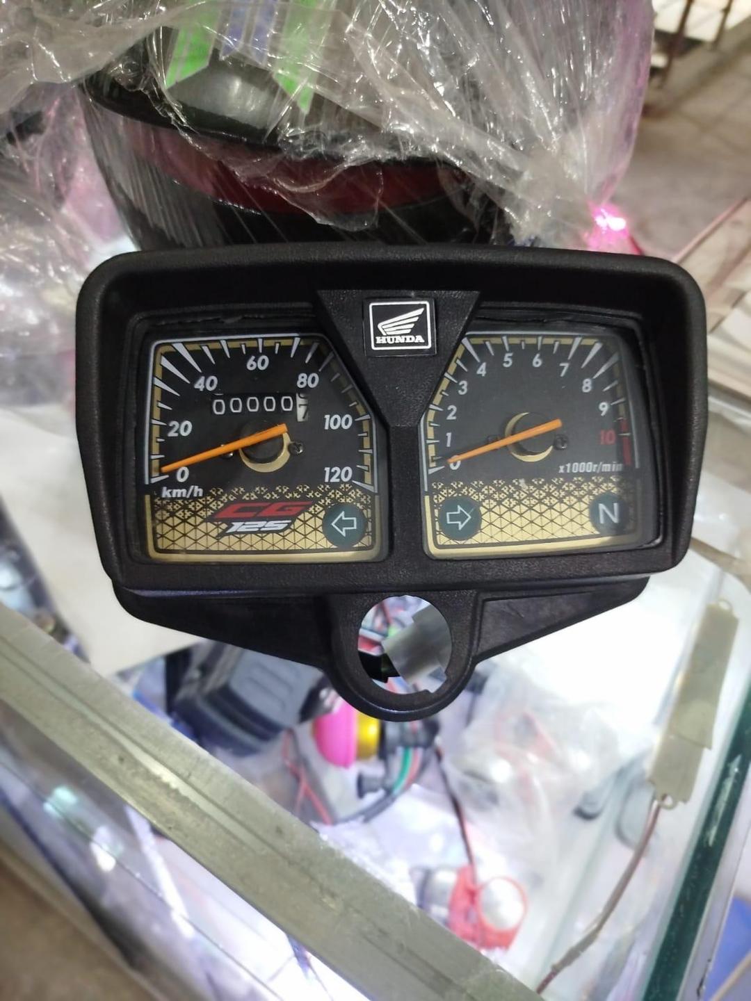 Premium Black Metal Speedometer - 1 Pc with Ease of Installation- For CG 125 Motorcycle Trend Nexus