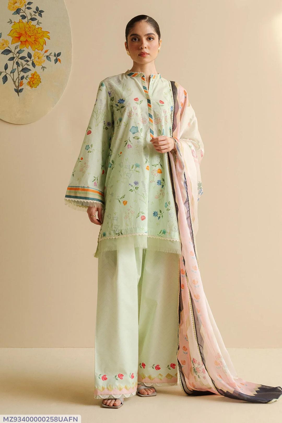 Women's Unstitched Printed Suit Trend Nexus