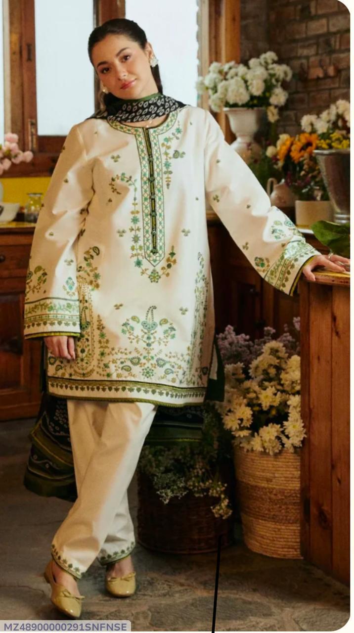 Women's Unstitched Embroidered Suit Trend Nexus