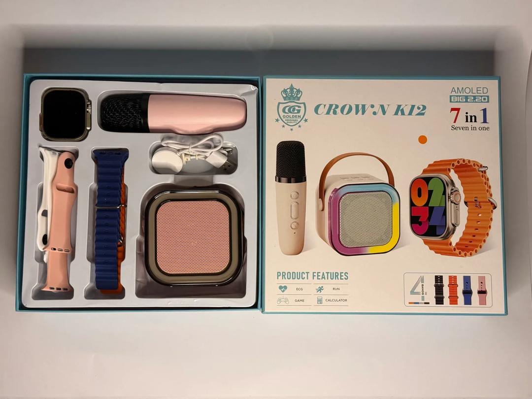 Smart Watch 12 Model with 4 Pcs Smart Wristbands - Bluetooth 5.3 Connectivity Trend Nexus