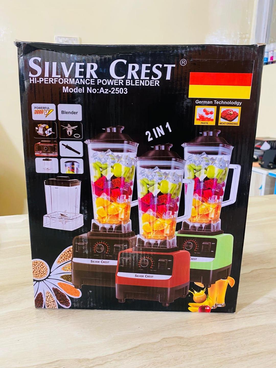 Silver Crest 2-in-1 Heavy Duty Blender – 4500W | 2L + 700ml Chopper Trend Nexus