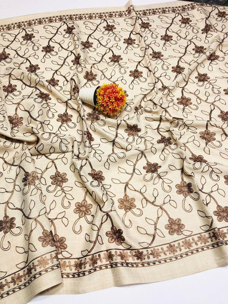 1 Pc Women's Woolen Embroidered Shawl – Elegant Winter Wrap - Trend Nexus