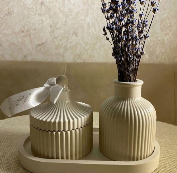 Mini Vase Set - 3 Pcs Stylish Stone Vases for Home Décor Trend Nexus