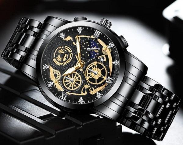 Men's Chronograph Watch - 1 Pc Stylish Stainless Steel Timepiece Trend Nexus