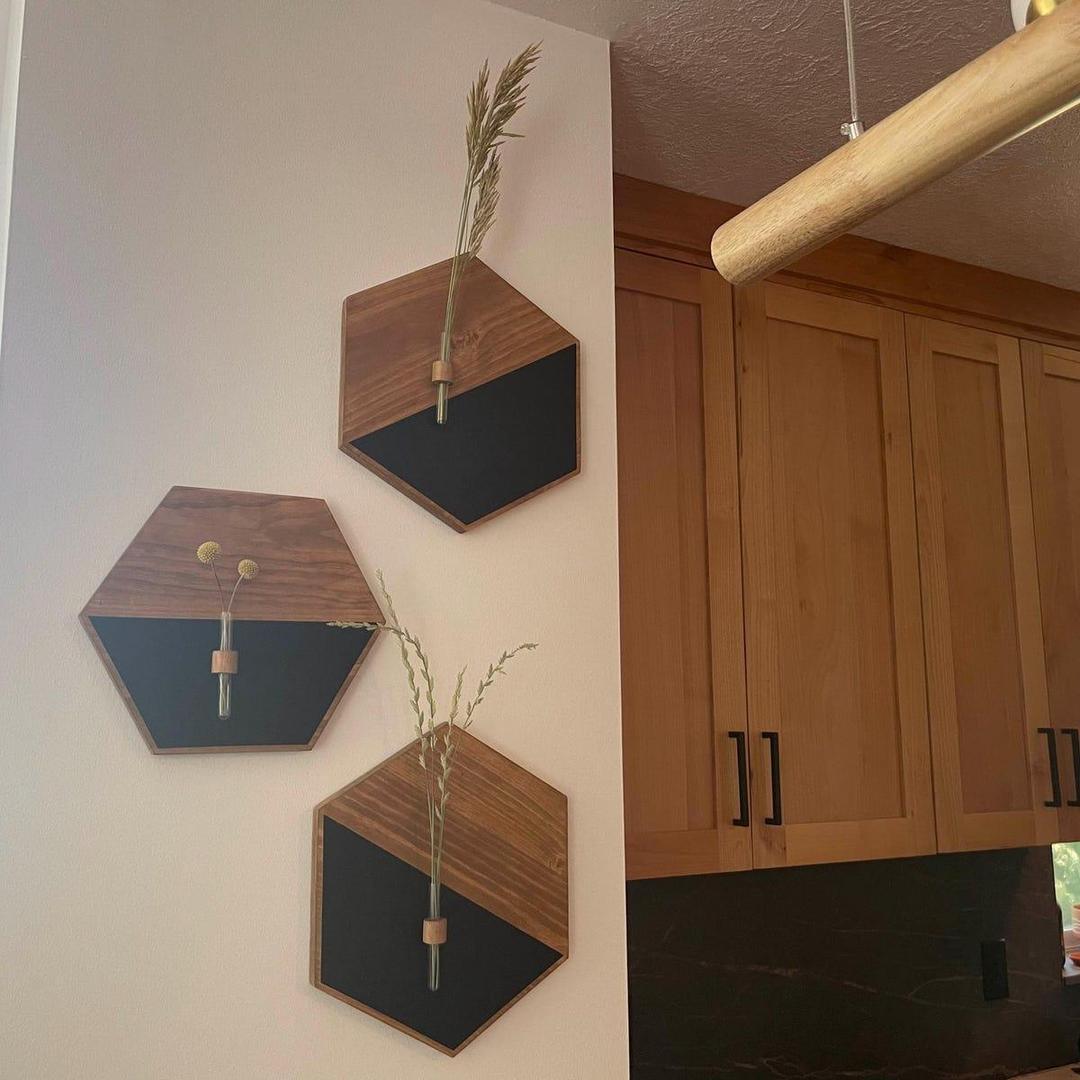 2 Pcs MDF Wood Planters - Stylish Greenery Accents for Your Home Trend Nexus