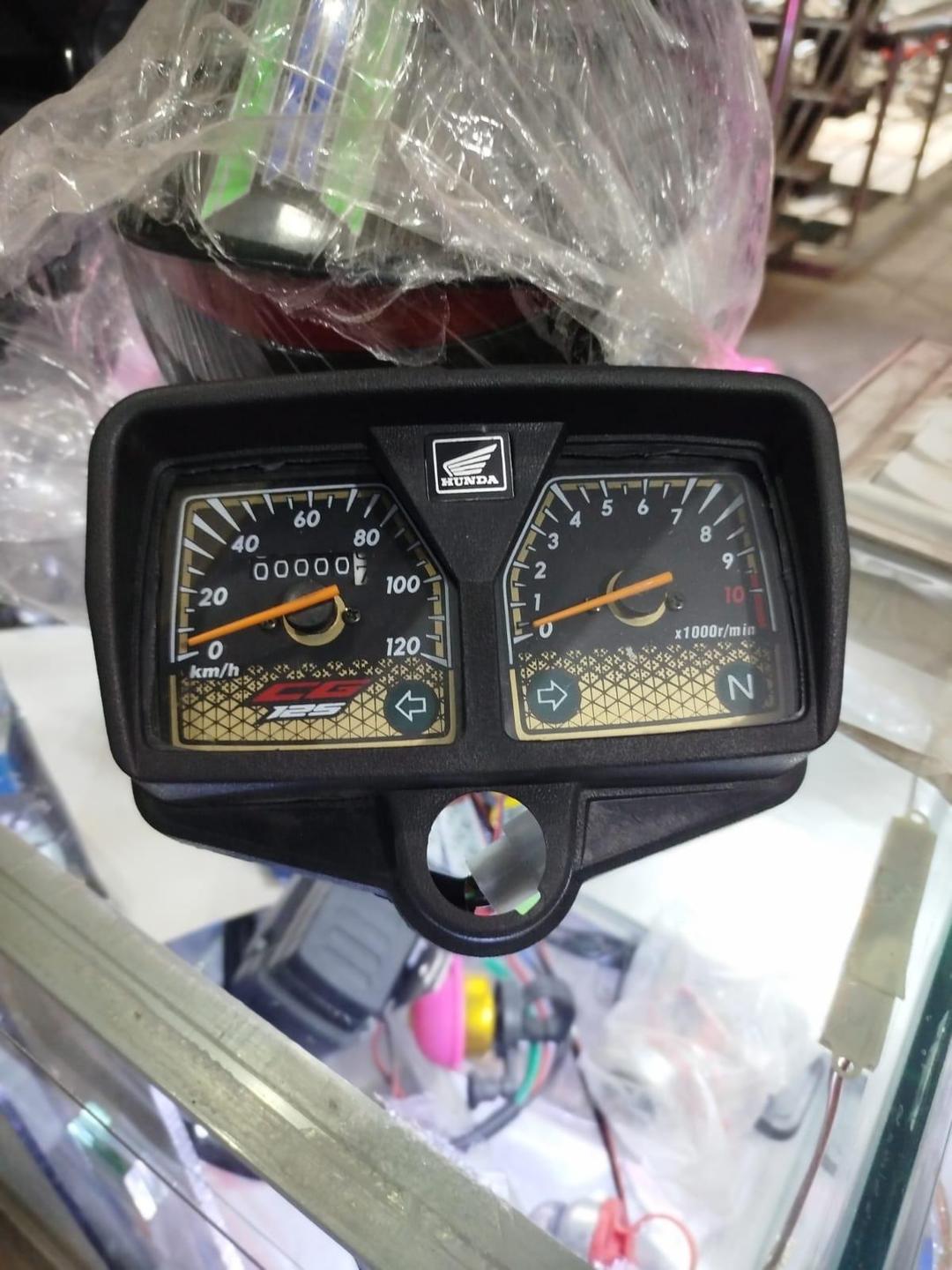 Premium Black Metal Speedometer - 1 Pc with Ease of Installation- For CG 125 Motorcycle Trend Nexus