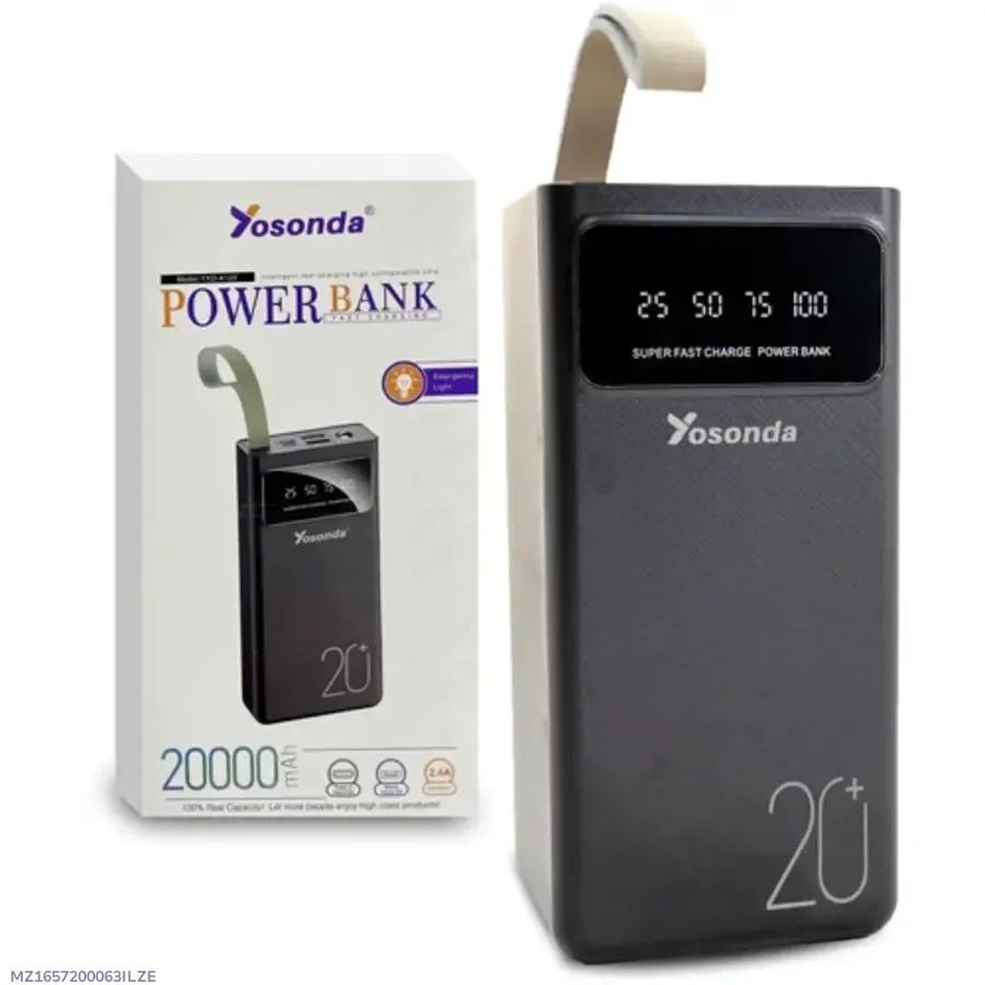 Fast Charging Power Bank – 20,000 mAh | Charge 3 Devices Simultaneously Trend Nexus