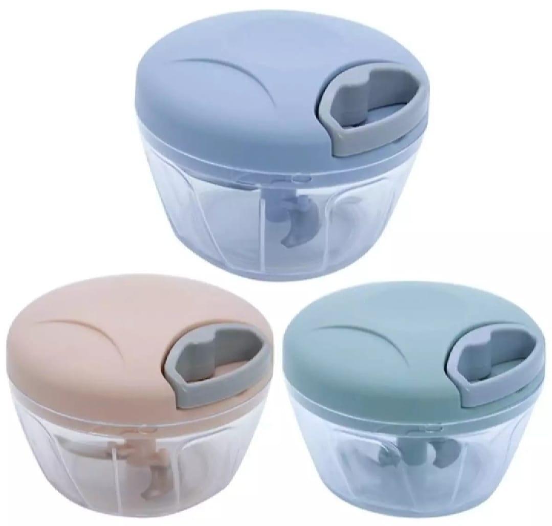 Versatile Manual Food Chopper - 1 Pc Dishwasher-Safe, Easy to Clean & Maintain, Green Trend Nexus