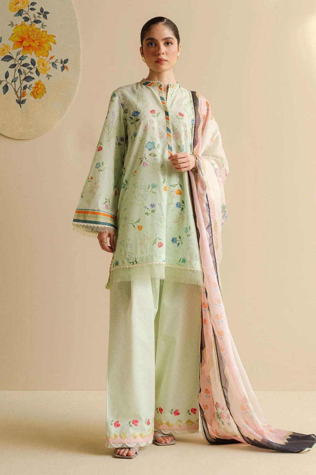 Women's Unstitched Printed Suit Trend Nexus