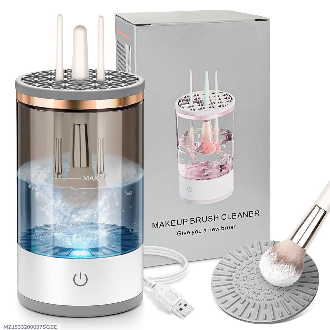 Reusable Automatic Makeup Brush Cleaner & Dryer – Portable & Rechargeable Trend Nexus