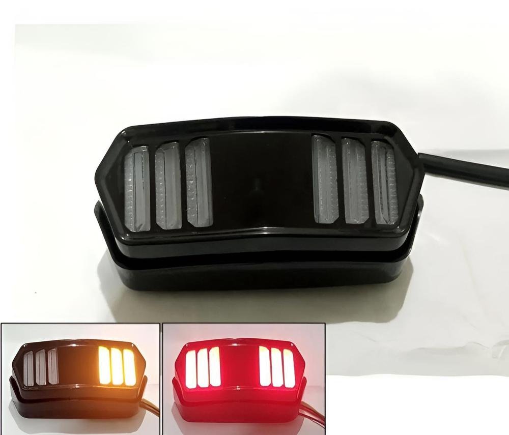 Universal Motorbike Back Light With Indicator DRL Trend Nexus