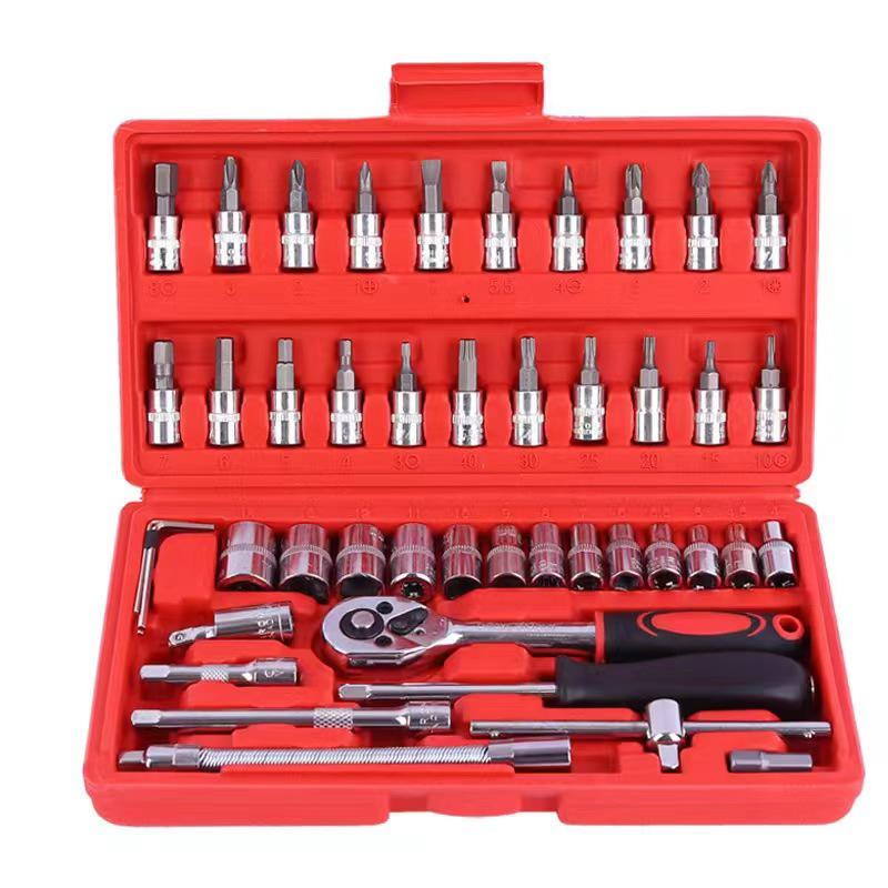 SteelPro™ 46-Piece Stainless Steel Bike Repair Kit – Compact & Durable Trend Nexus
