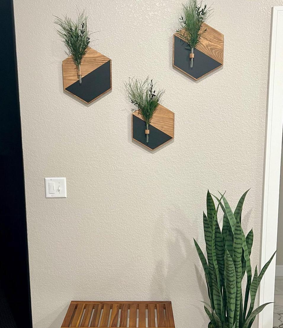 2 Pcs MDF Wood Planters - Stylish Greenery Accents for Your Home Trend Nexus