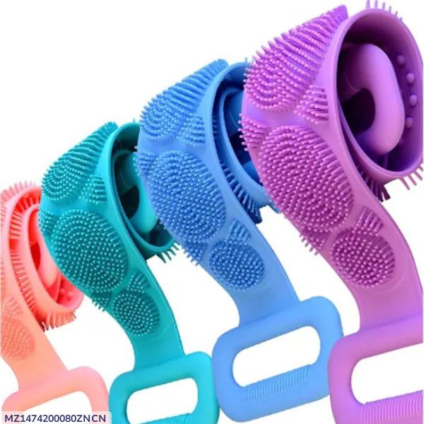 CleanWave™ Multicolor Body Wash Belt – Silicone Comfort & Hygiene (1 Pc) Trend Nexus