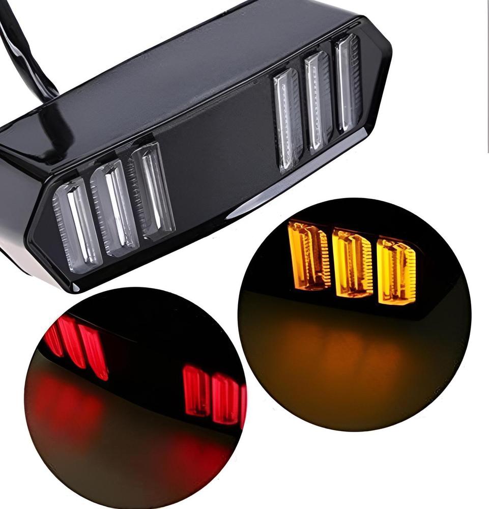 Universal Motorbike Back Light With Indicator DRL Trend Nexus