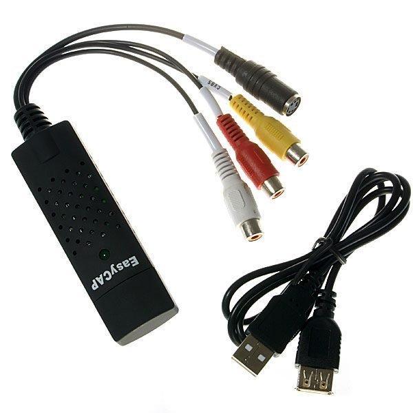 EasyCap USB 2.0 Video Capture Adapter | DVR TV DVD VHS Video Recording Device Trend Nexus