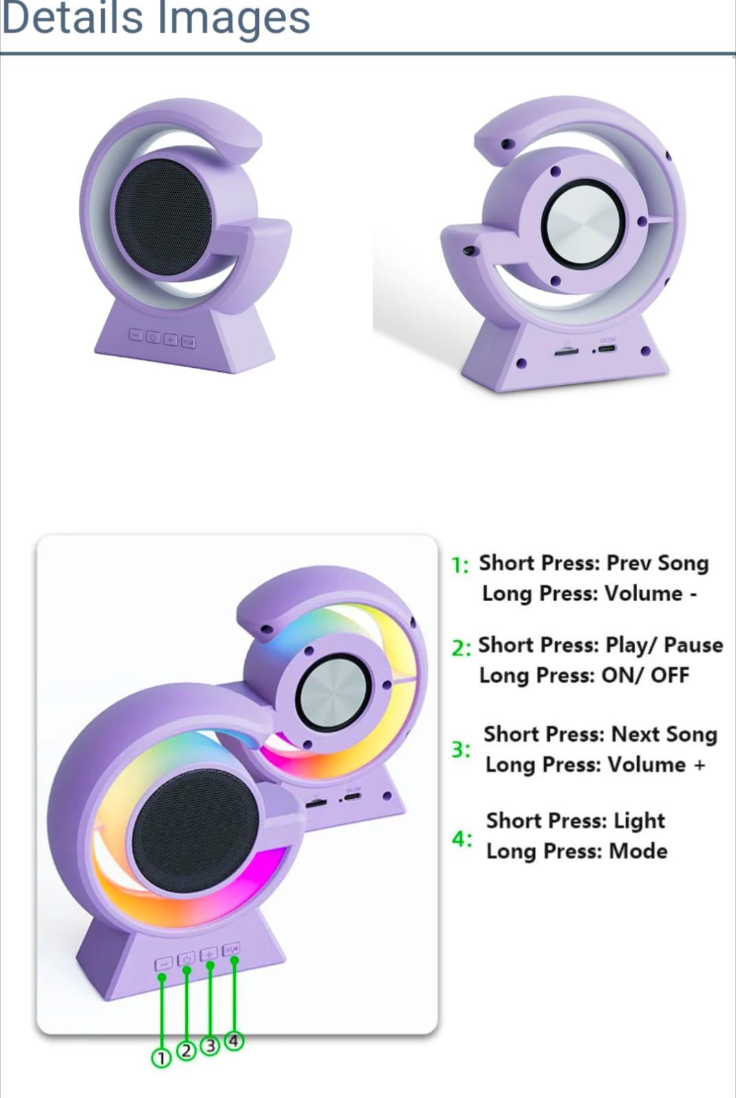 Touch Lamp Wireless Speaker with Voice Control - 5 Watts of Pure Sound Trend Nexus