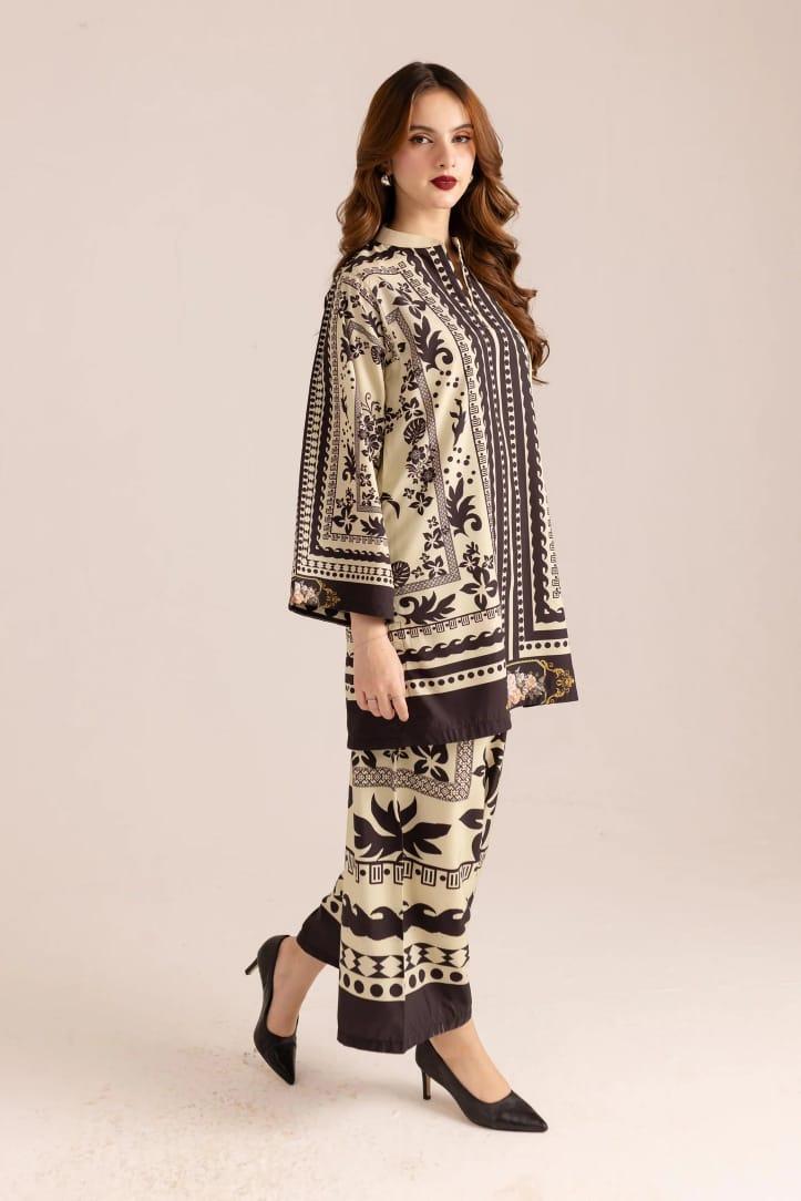Women’s Swiss Lawn Printed 2-Piece Suit – Shirt & Trouser