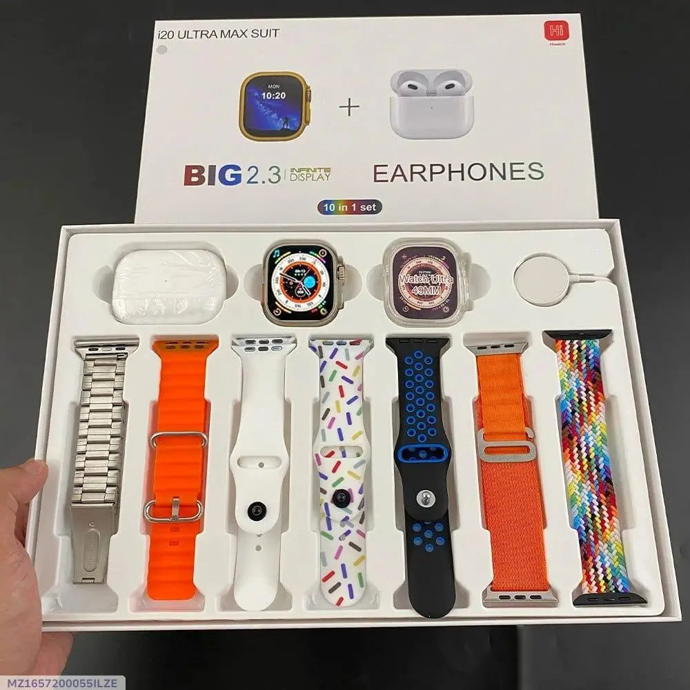 120 Ultra Smart Watch - 20 Pcs of Bluetooth 5.3 Technology with Long Battery Life Trend Nexus