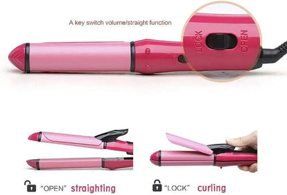Frizz Therapy Hair Curler & Straightener – Lightweight & Ergonomic Design Trend Nexus