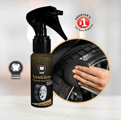 TireGlow™ Tire Shine – Long-Lasting Black Gloss Polish (70ml) Trend Nexus