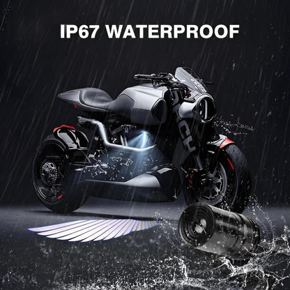 Durability LED Strip Light – Bluetooth-Controlled Multicolor Angel Wing Light for Bikes &amp; Cars