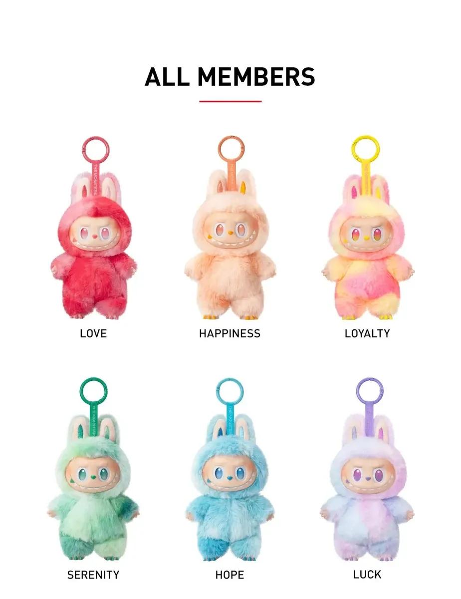 Labubu Doll Plush Toy & Keychain - 5 Pcs Trend Nexus