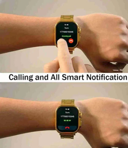 HK-09 Smart Watch Ultra Golden Edition Trend Nexus
