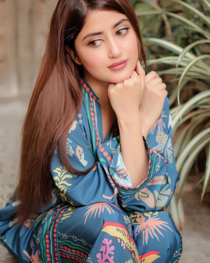 Women’s Swiss Lawn Printed 2-Piece Co-Ord Set Trend Nexus