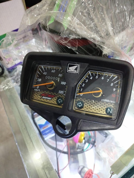 Premium Black Metal Speedometer - 1 Pc with Ease of Installation- For CG 125 Motorcycle Trend Nexus