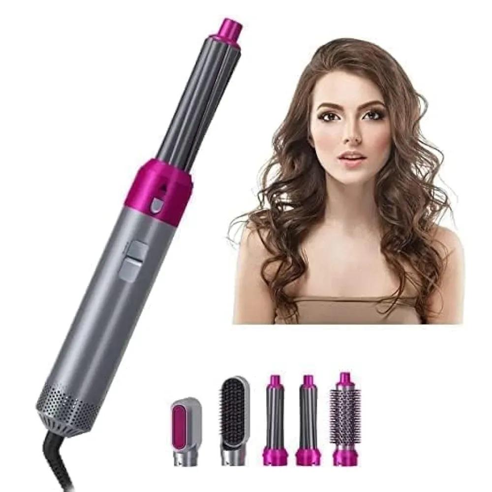 5in1 Low Noise & Safe Hair Curler & Straightener Trend Nexus