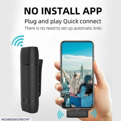 Wireless Lavalier Microphone – Universal Type-C Mic for Vlogging & Streaming Trend Nexus