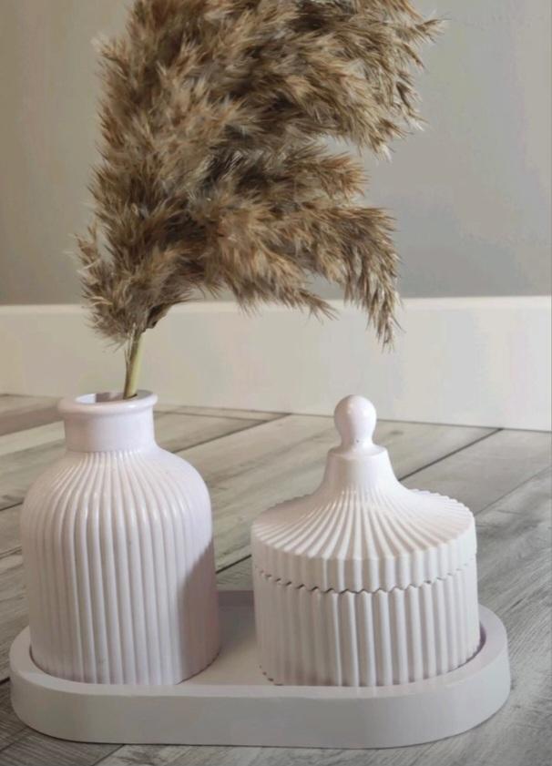 Mini Vase Set - 3 Pcs Stylish Stone Vases for Home Décor Trend Nexus