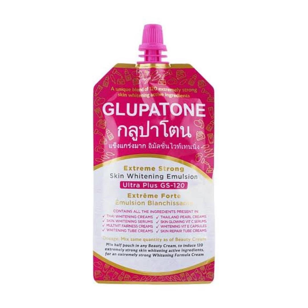 Glupatone Extreme Strong Whitening Emulsion Ultra Plus GS-120 For Face & Body 50ml Trend Nexus
