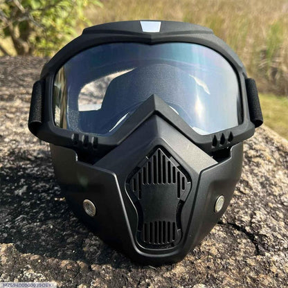 Transparent Glass Durable Black Helmet - 1 Pc Designed for Safety and Comfort Trend Nexus