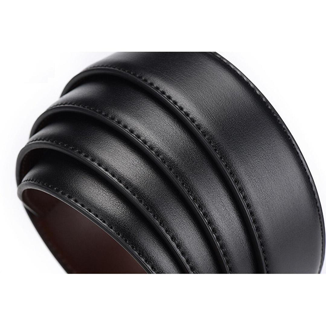 Men's Leather Casual Belt with Metal Buckle Trend Nexus