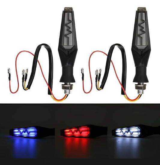 Pack of 2 Heartbeat LED Indicators for Bikes – Universal Fitting Trend Nexus