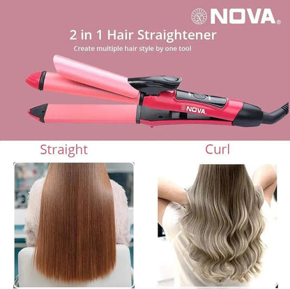 Frizz Therapy Hair Curler & Straightener – Lightweight & Ergonomic Design Trend Nexus