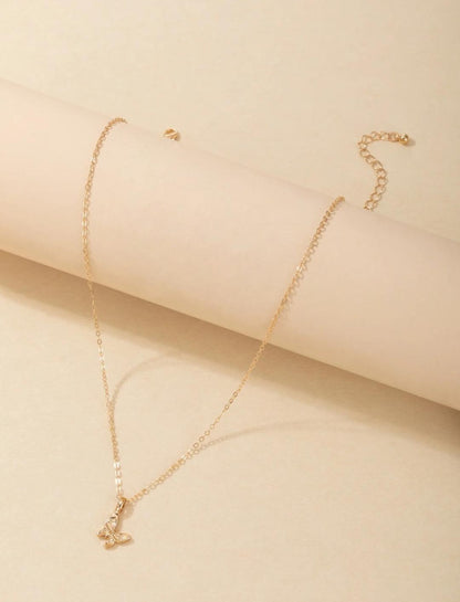Butterfly Hanging Gold Plated Pendant Trend Nexus