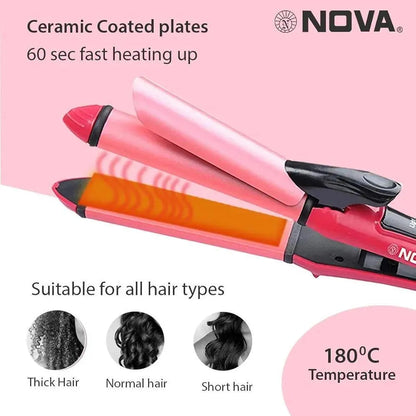 Frizz Therapy Hair Curler & Straightener – Lightweight & Ergonomic Design Trend Nexus