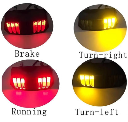 Universal Motorbike Back Light With Indicator DRL Trend Nexus